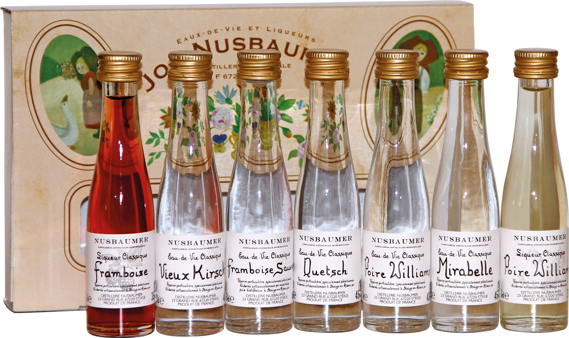 COFFRET ''LIQUEUR'' - Distillerie Artisanale Jos Nusbaumer
